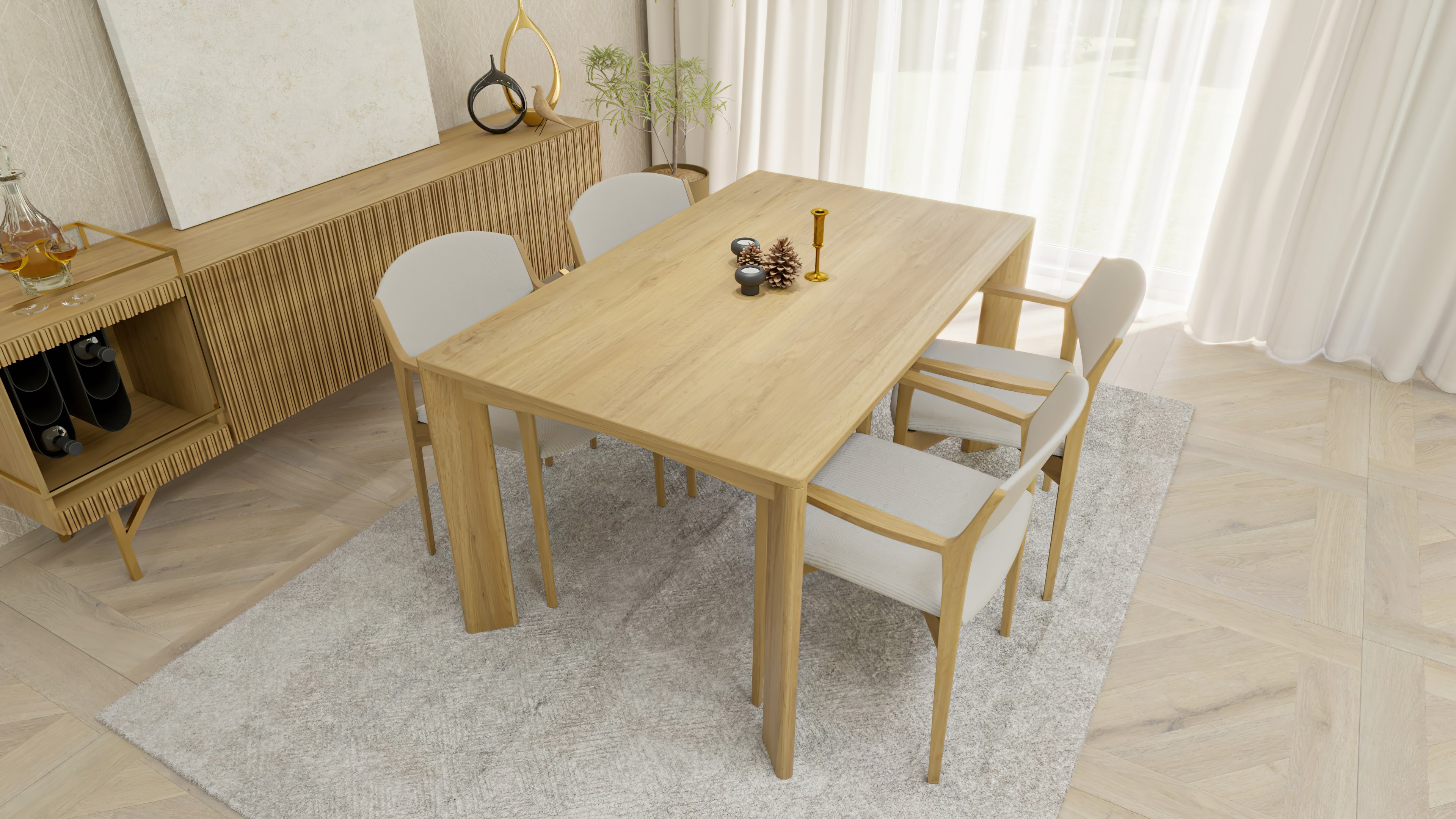 DM dizajn - Stoly z masivu - JV-interier