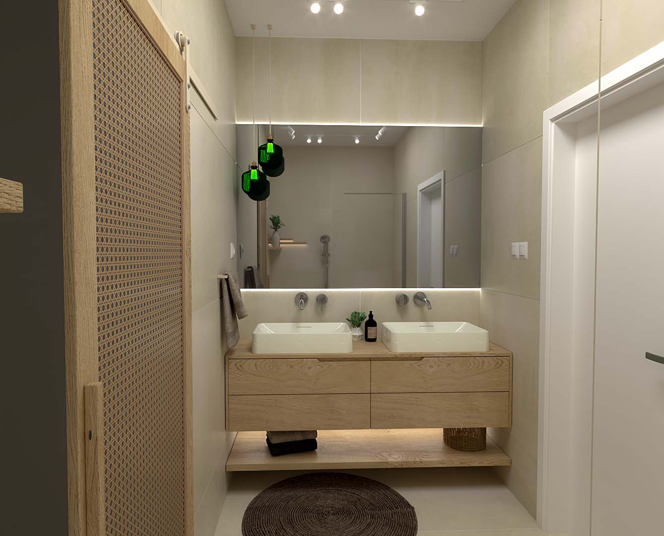 Návrh kúpeľne-3D vizualizácia-DM dizajn