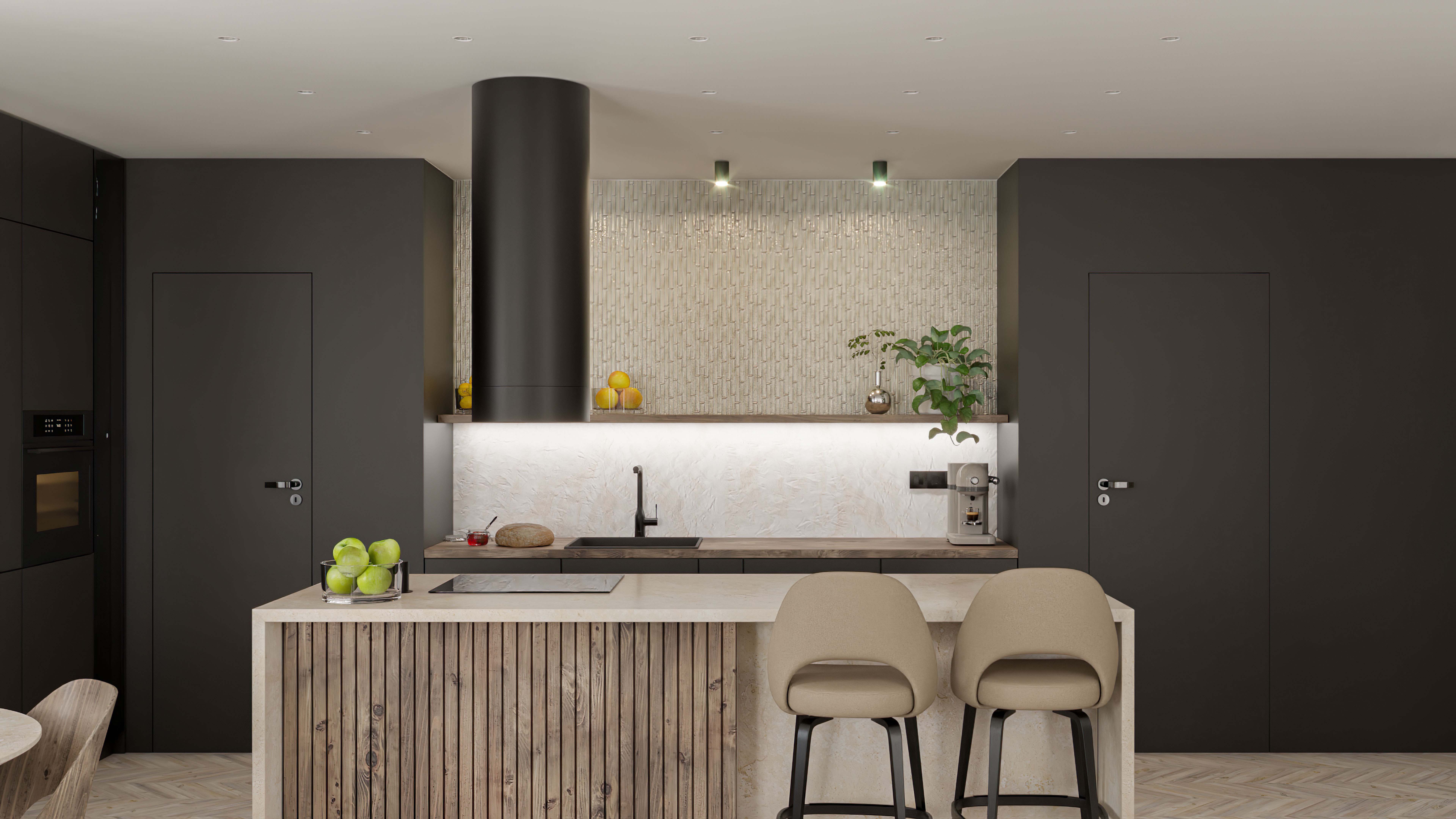 DM dizajn-Moderna kuchyna interier RD Cadca