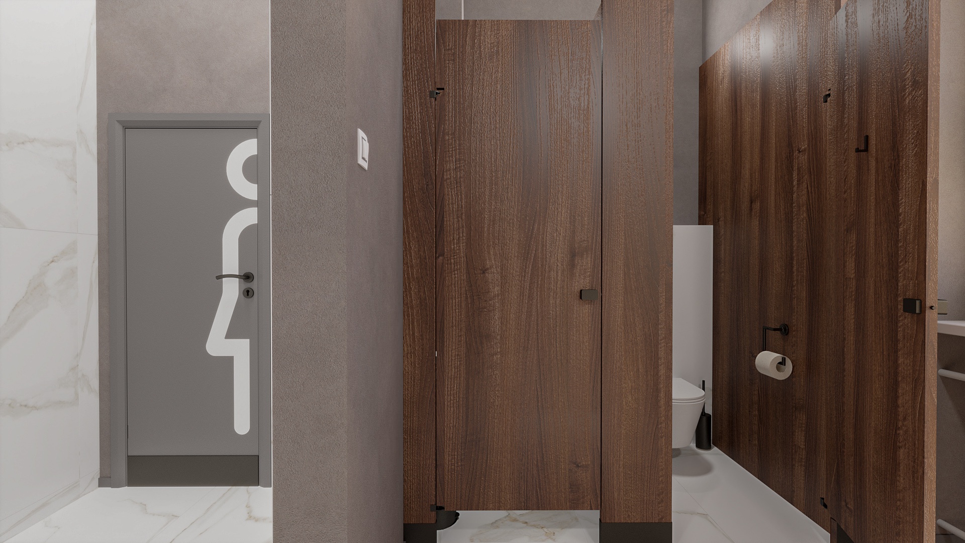 DM dizajn-Toalety pre klientov-MSM Martin