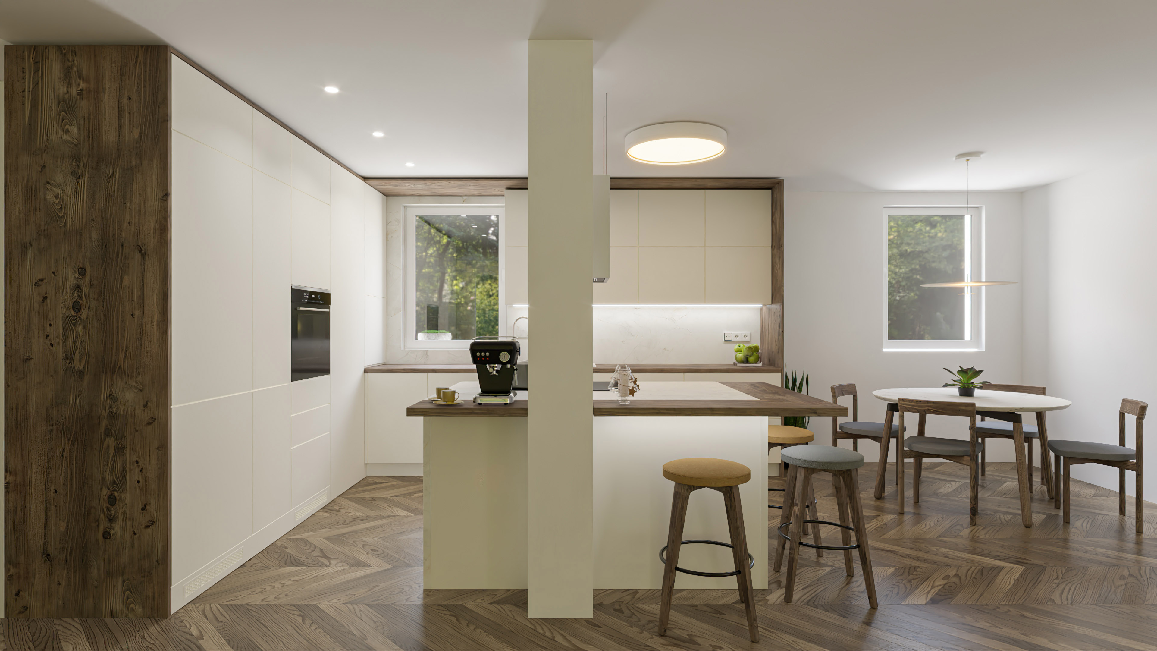 DM dizajn-Otvorena kuchyna RD Cadca