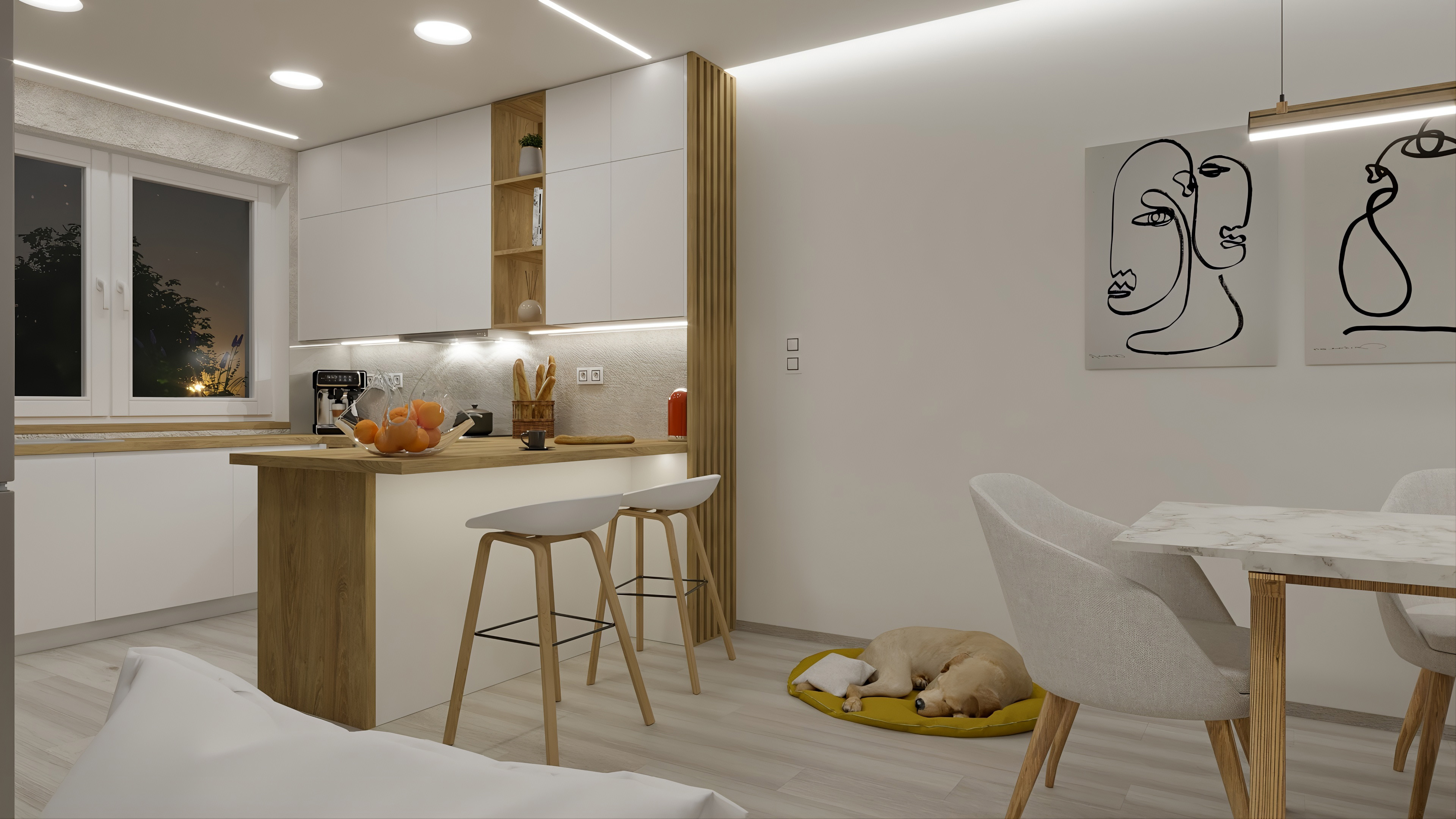 DM dizajn-Moderna utulna kuchyna - RD Divinka