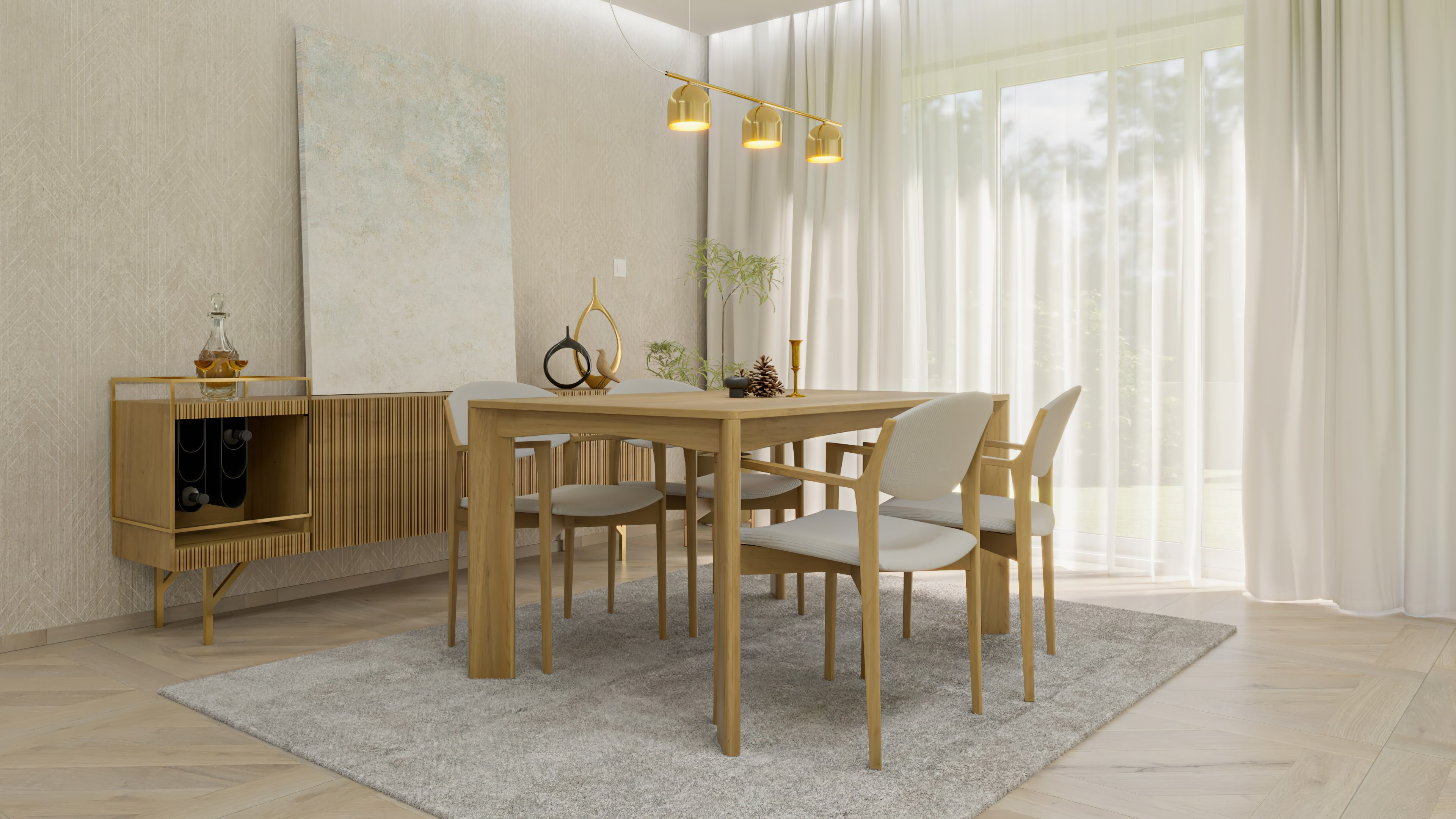 DM dizajn - produktovy render nabytku